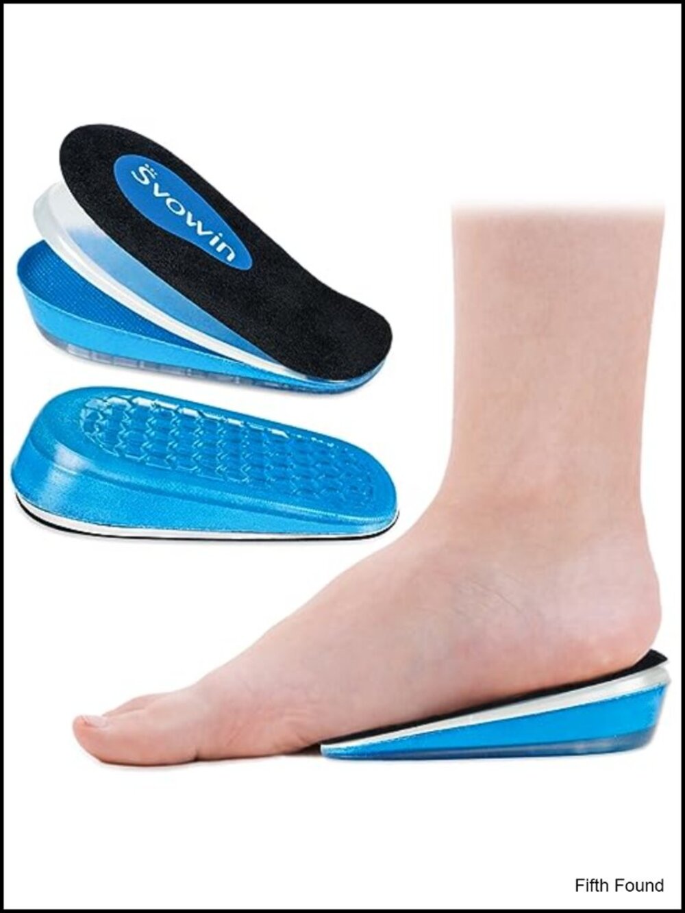 3 Layer Adjustable Height Insoles Heel Lift Inserts for Leg Length Discrepancies